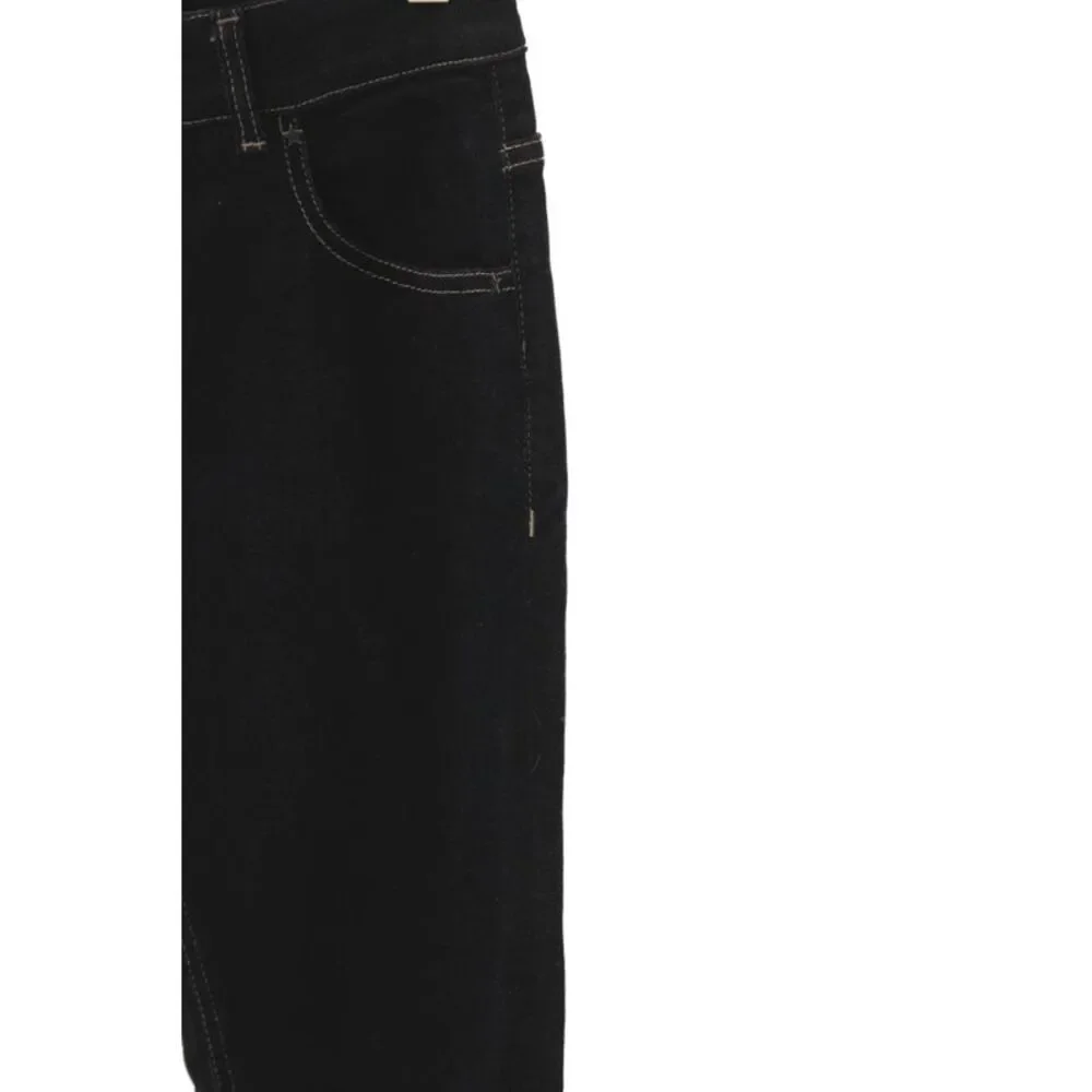 Lorena Antoniazzi Women Skinny Jeans Black Cotton Button Mid Rise Size 4